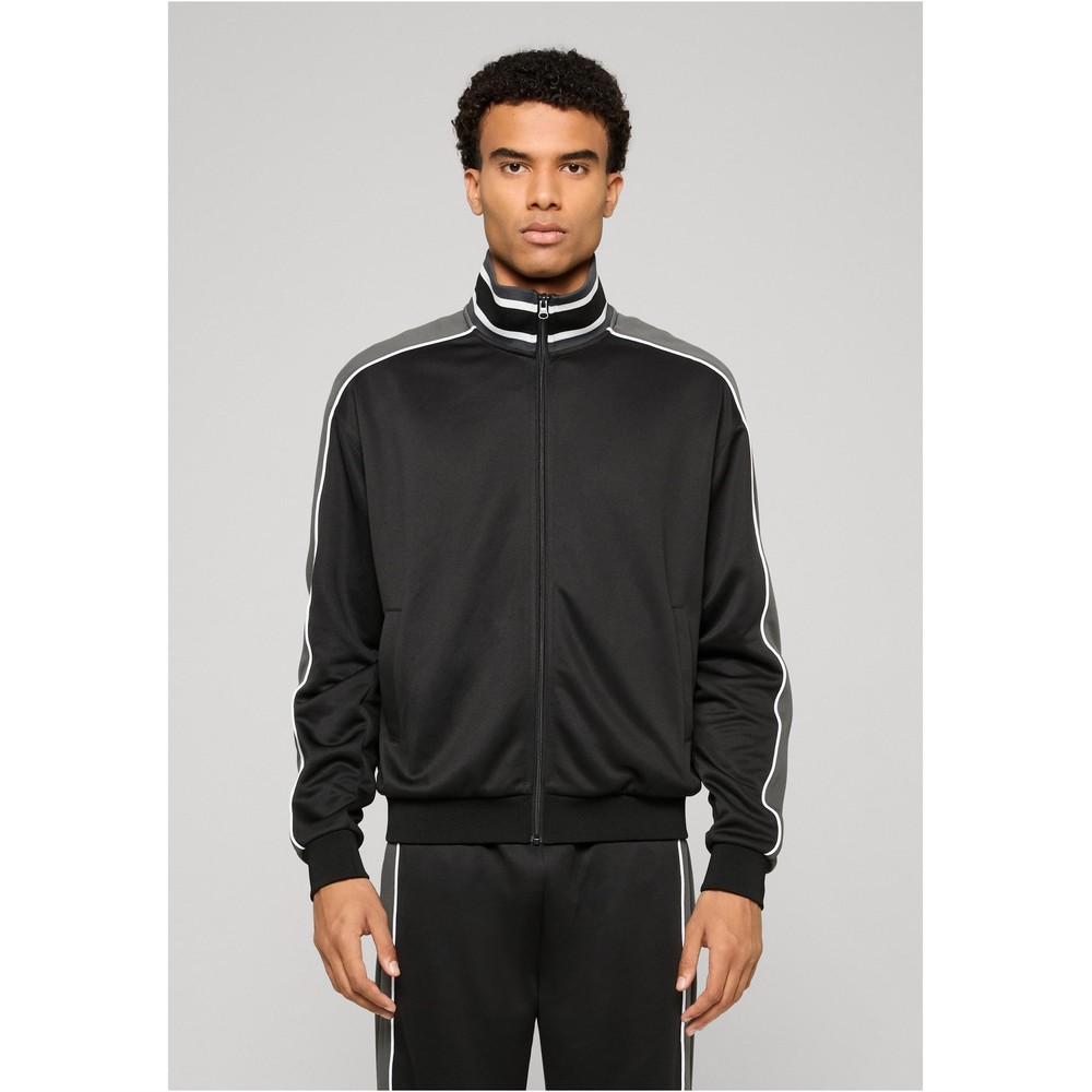 Urban Classics - Interlock Baseball Track jacket - Black